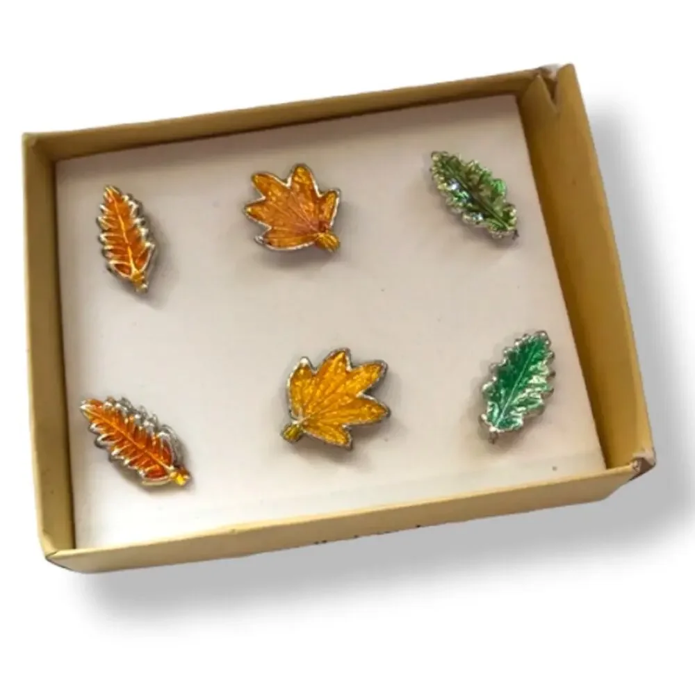 Pier One‎ Fall Leaves Candle Jewelry Decoration NEW